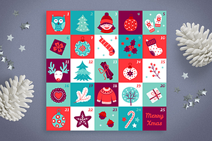 Christmas Advent Calendar, an Icon by miumiu