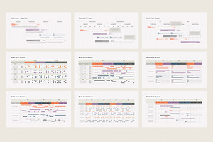 Gantt Chart Keynote Templates