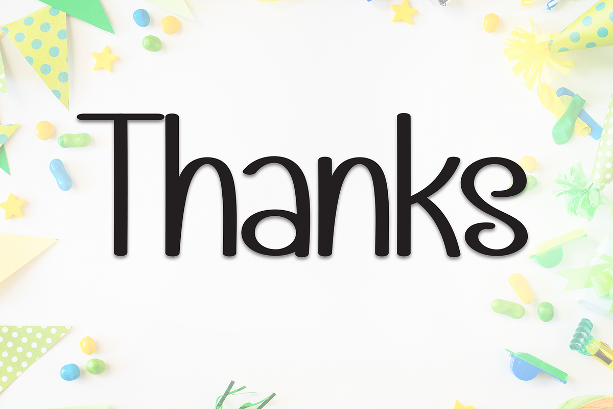 Happy Birthday | Script Font, a Script Font by Scratchones (Photo 8 of 8)