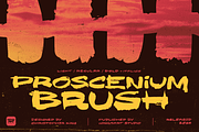 Proscenium Brush - Zen Brush Fonts, a Handwritten Font by Wingsart Studio (Thumbnail 1 of 13)