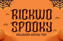 Rickwo Spooky - Halloween Font