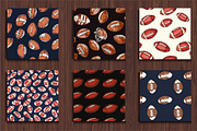 American Football Seamless Pattern, a Pattern Graphic by protabsorkar11 (Thumbnail 3 of 4)