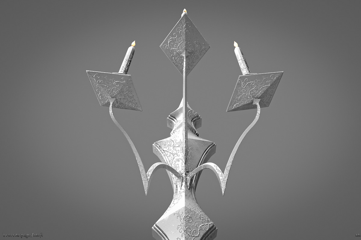 Chandelier 3d model (game ready), a Light 3D Model by Snji | 3D Models (Photo 16 of 18)
