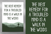 Waqfuio Decorative Display Font, a Sans Serif Font by Maulana Creative (Thumbnail 3 of 7)
