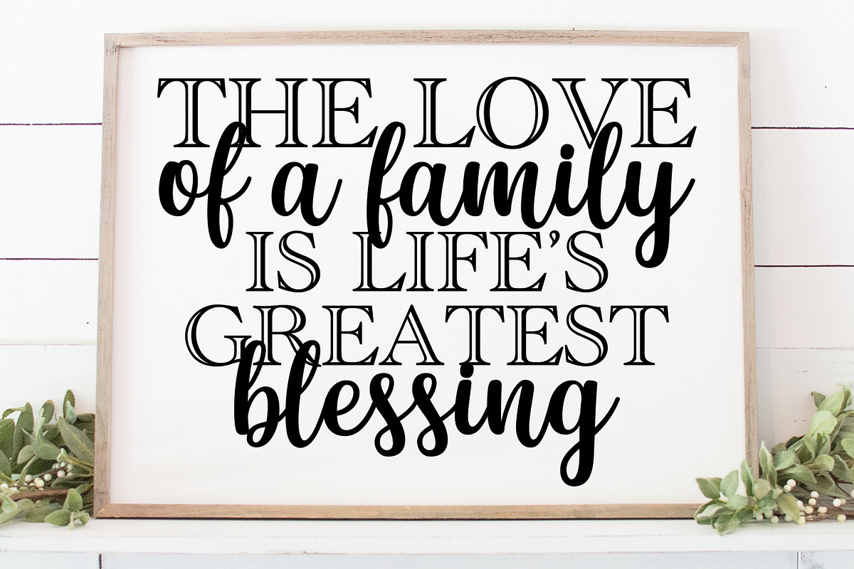 Family SVG Bundle Quotes for Home, a Decorative Illustration by SavanasDesign (Photo 5 of 13)