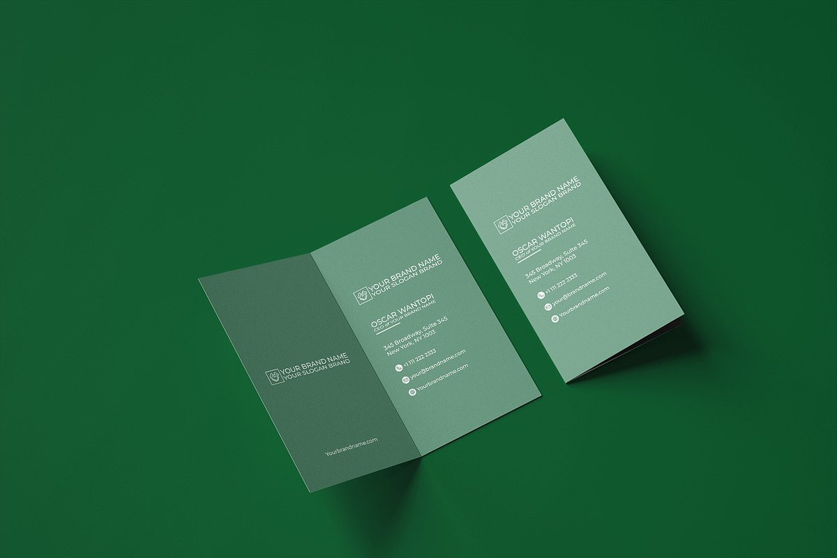 Business Card Vertical, a Business Card Template by Oskar Wantopi (Photo 3 of 4)