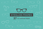 Eyeglass Frames - 37 Vectors, an Icon by Little Pixel Shop (Thumbnail 1 of 4)