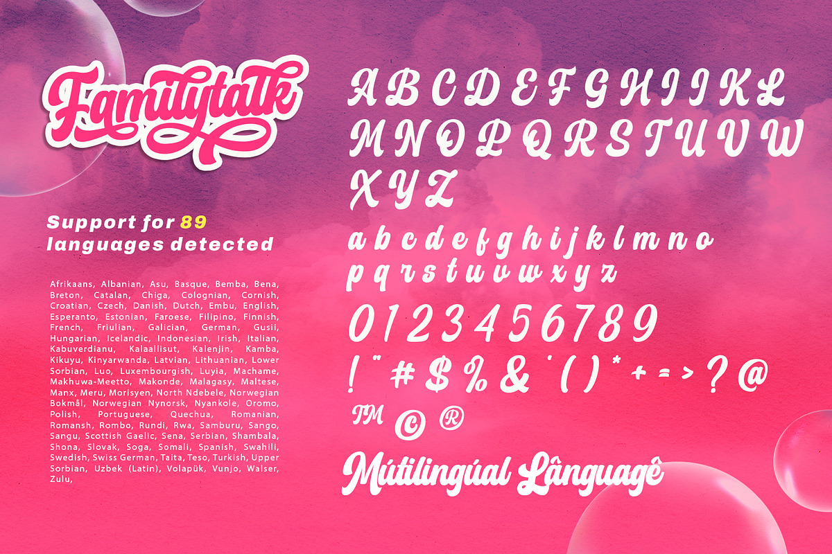 Familytalk, a Script Font by Ditatype (Photo 9 of 10)