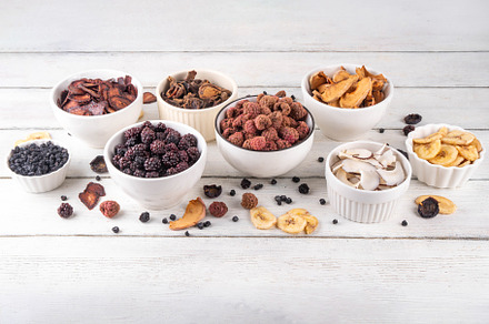Freeze dried fruit berry