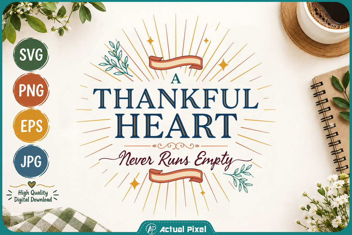 Gratitude Quotes Bundle, a Decorative Illustration by Actual Pixel (Photo 2 of 22)