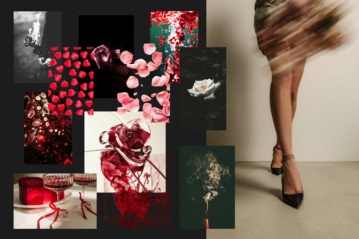 Moody Valentine Collage Kit, an Object Graphic by Anzhelika (Photo 11 of 12)