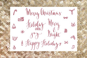Holiday Calligraphy Overlays 2 