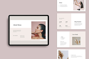 MONA - Media Kit Keynote Template