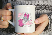 Pink Cowgirl Disco PNG, an Illustration by Designworld (Thumbnail 4 of 5)