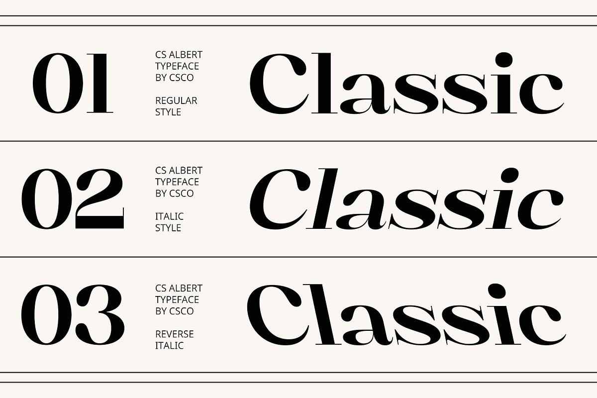 CS Albert – Classic Font, a Serif Font by Craft Supply Co. (Photo 2 of 8)