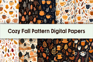 Cozy Fall Digital Papers