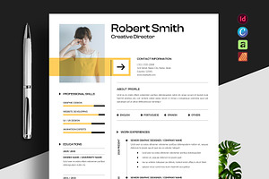 Resume / CV Template, a Resume Template by NorthPeak
