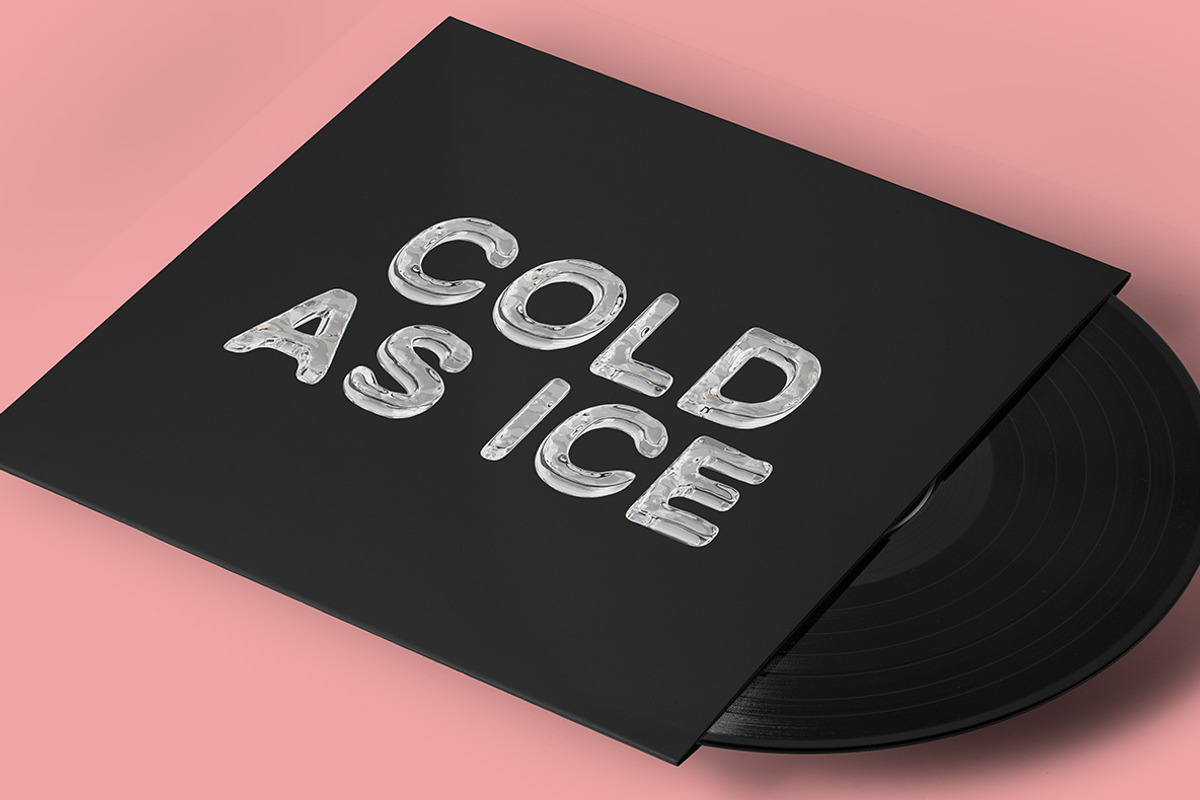 Smooth Ice Font, a Serif Font by Handmadefont (Photo 3 of 9)