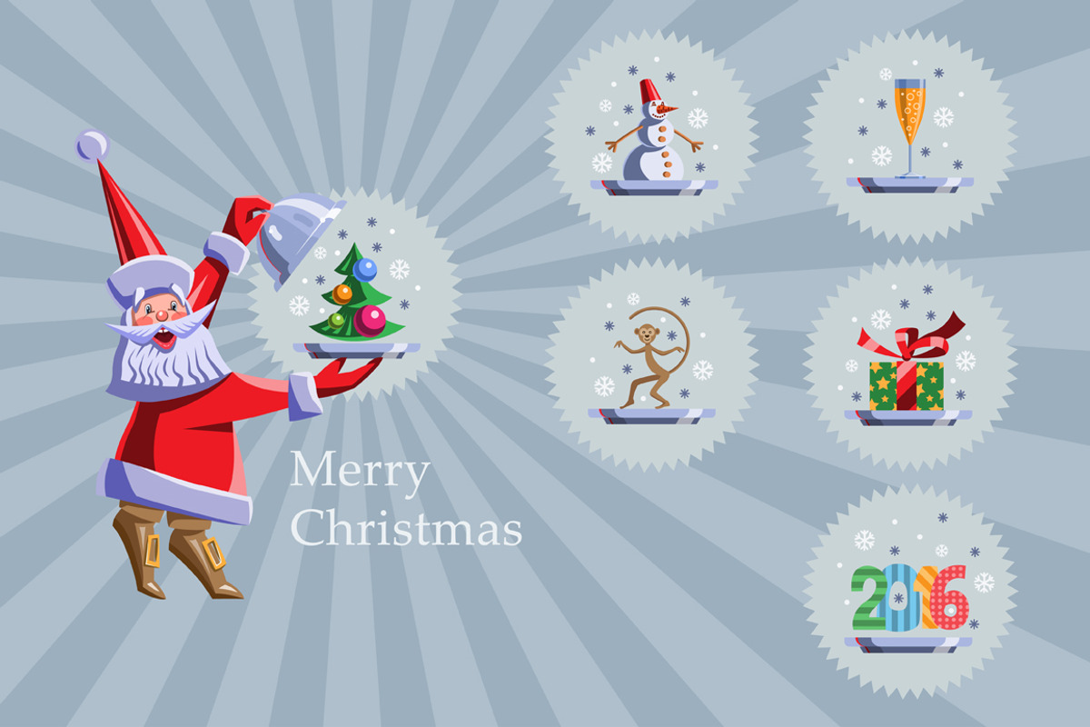 Santa Claus with a tray, an Object Graphic by valeri_si (Photo 2 of 2)
