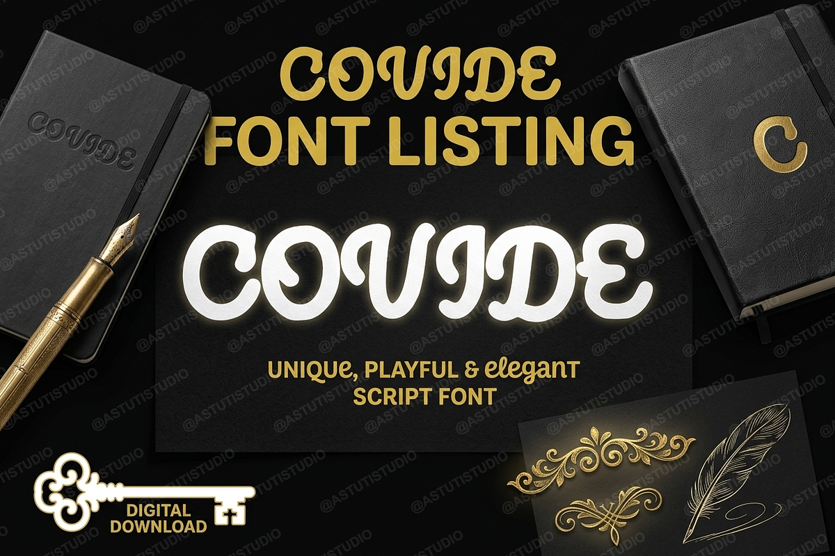 Covide | Elegant Serif & Luxury Disp, a Serif Font by Astuti Studio (Photo 18 of 25)