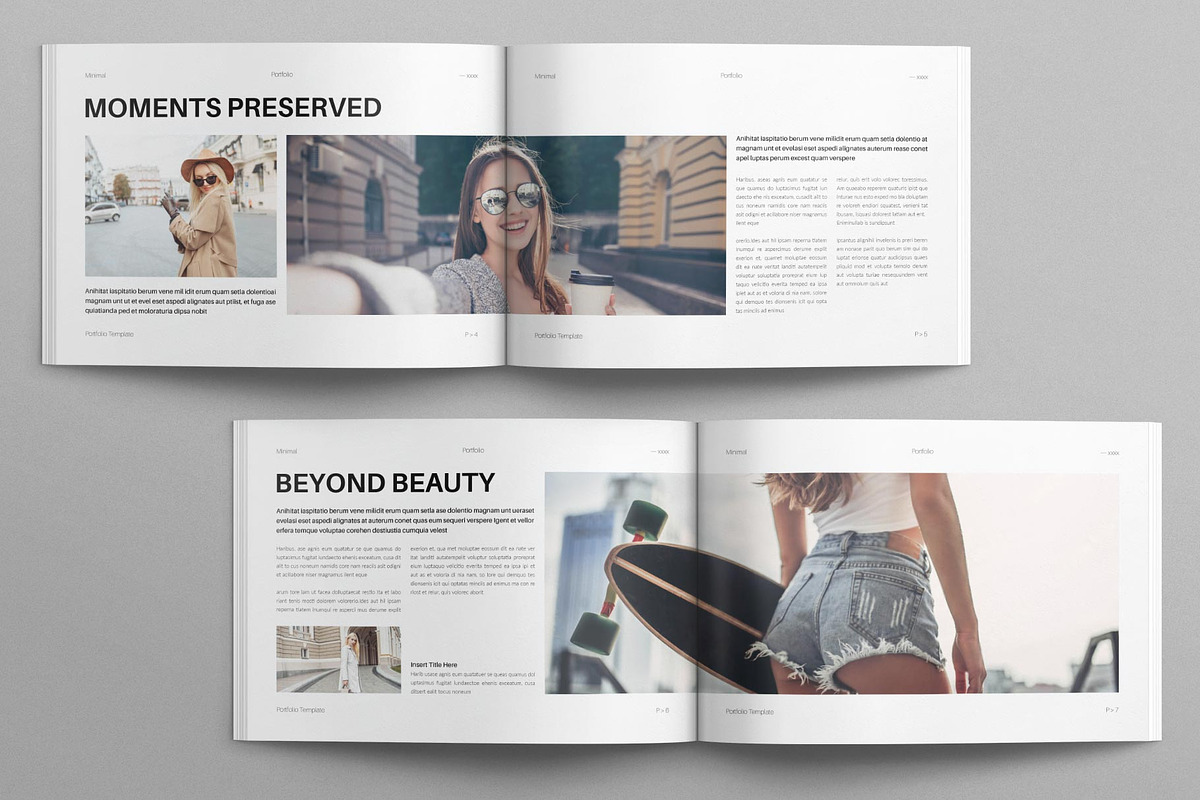 Portfolio Template Landscape, a Magazine Template by MassiveCreator (Photo 3 of 9)