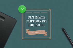 Cartoonist Brushes For Illustrator