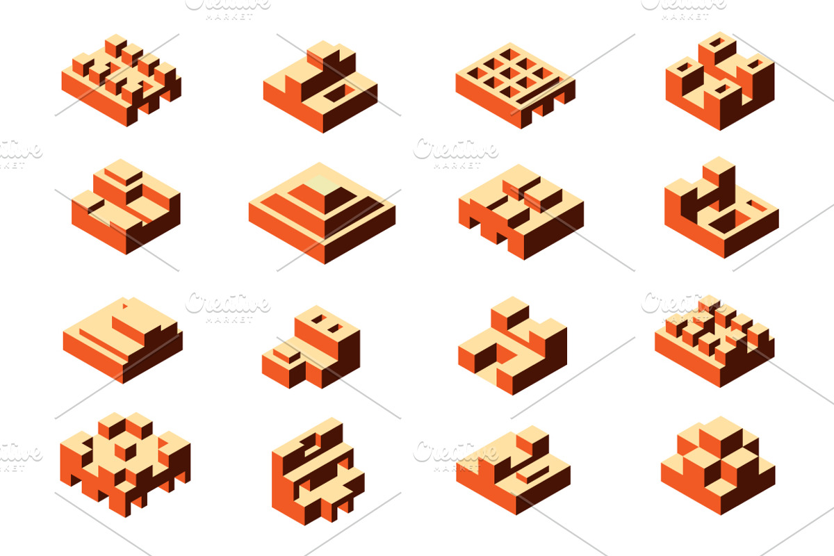 Logos geometric, an Object Graphic by AlexZeL (Photo 1 of 2)