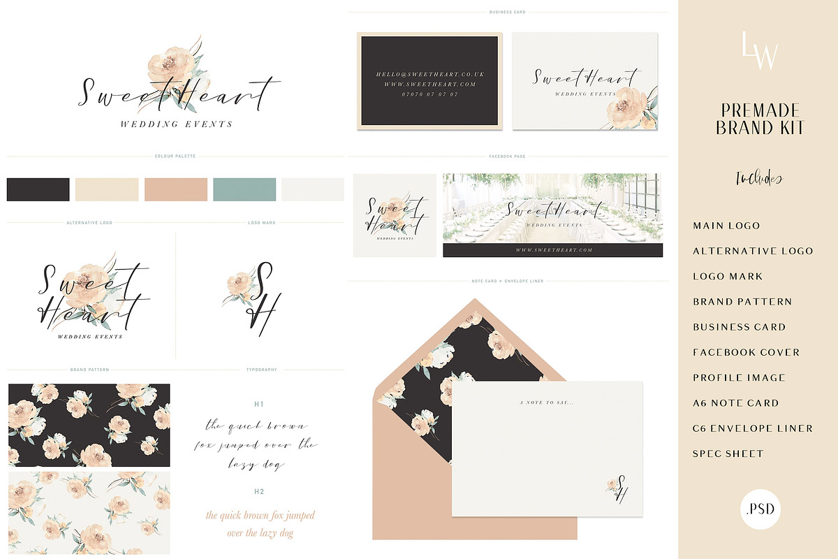 SALE! Premade Brand Kit Logo Design, a Branding & Logo Template by With Love Ethel (Photo 1 of 2)