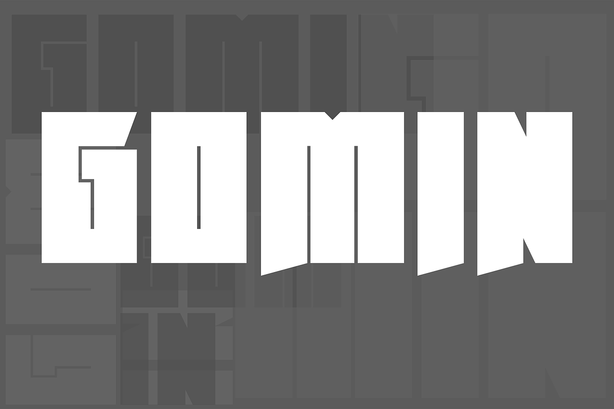 Gomin font family, a Blackletter Font by vlad.berla (Photo 1 of 7)