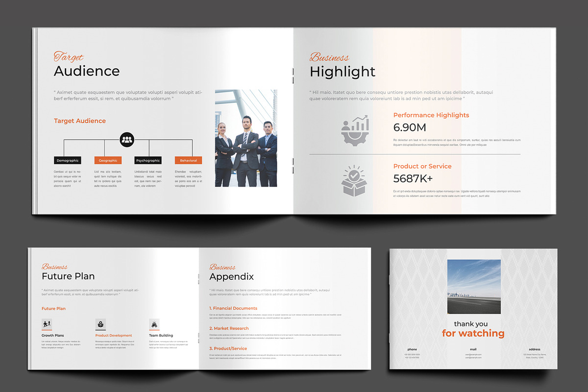 Editable Business White Paper Layout, a Brochure Template by MightyDesign (Photo 5 of 9)