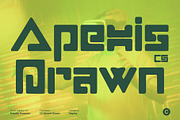 CS Apexis Drawn, a Sans Serif Font by Craft Supply Co. (Thumbnail 1 of 8)