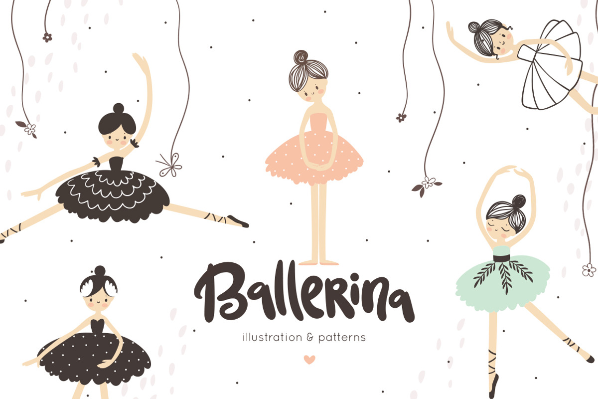 Ballerina illustration, a Person Illustration by Magic & Dreams (Photo 2 of 8)