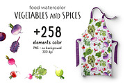 Food watercolor. Vegetables, a Food Illustration by irina.vaneeva (Thumbnail 9 of 25)