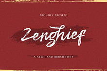 Zenghief - Hand Brush Font
