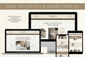 Showit Website Template Photography