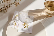 Gilded Petals Gold Foliage, an Illustration by SunnyAfternoons (Thumbnail 5 of 13)