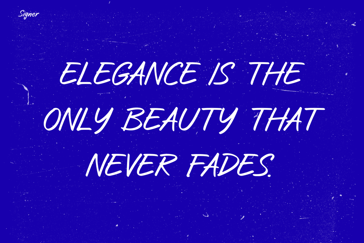 Signer, a Script Font by Pinisi ART (Photo 6 of 10)