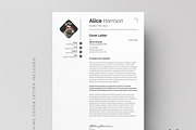Resume/CV Template Pack, a Resume Template by Creatune (Thumbnail 3 of 4)