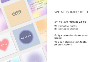 Instagram Gradient Template Canva