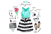 Set of fashion illustrations, an Illustration by SoNice (Thumbnail 5 of 5)