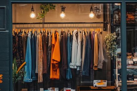 Clothing shop displaying stylish att, a Photo by Iftikhar Alam