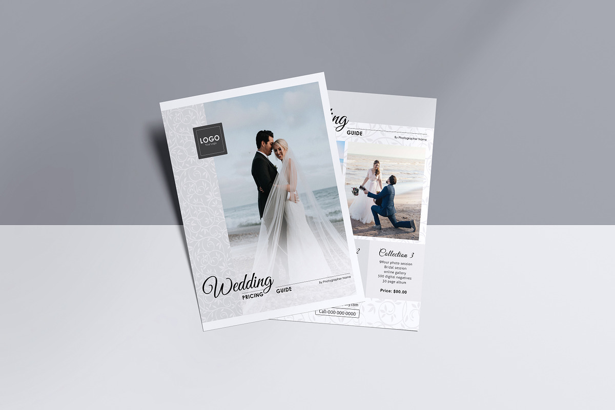 Wedding Price Guide Template, a Flyer Template by crazyOWL (Photo 2 of 4)