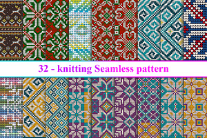 Knitting Seamless Pattern