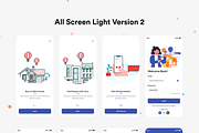 Minimo | Real Estate App UI Kit, an App Template by Ofspace Digital Agency (Thumbnail 7 of 7)
