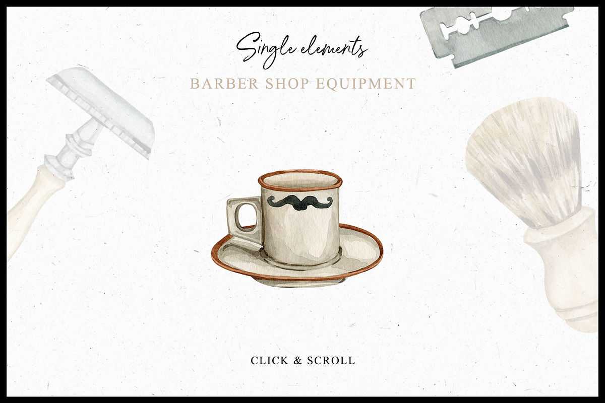 Hairdresser Collection, a Decorative Illustration by CrystalinaShop (Photo 5 of 9)