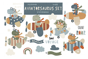 Aviatorsaurus set