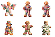 Gingerbread Man Patchwork Bundle, an Illustration by DreamArtGraphic (Thumbnail 3 of 4)