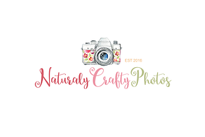 Floral Camera Logo Template