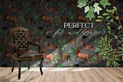 Magic Woodland vintage modern set, an Animal Illustration by Beauty Drops (Thumbnail 5 of 9)
