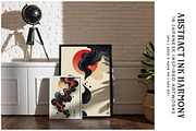 Abstract Ink Harmony, a Decorative Illustration by Digital Art Creations (Thumbnail 4 of 7)